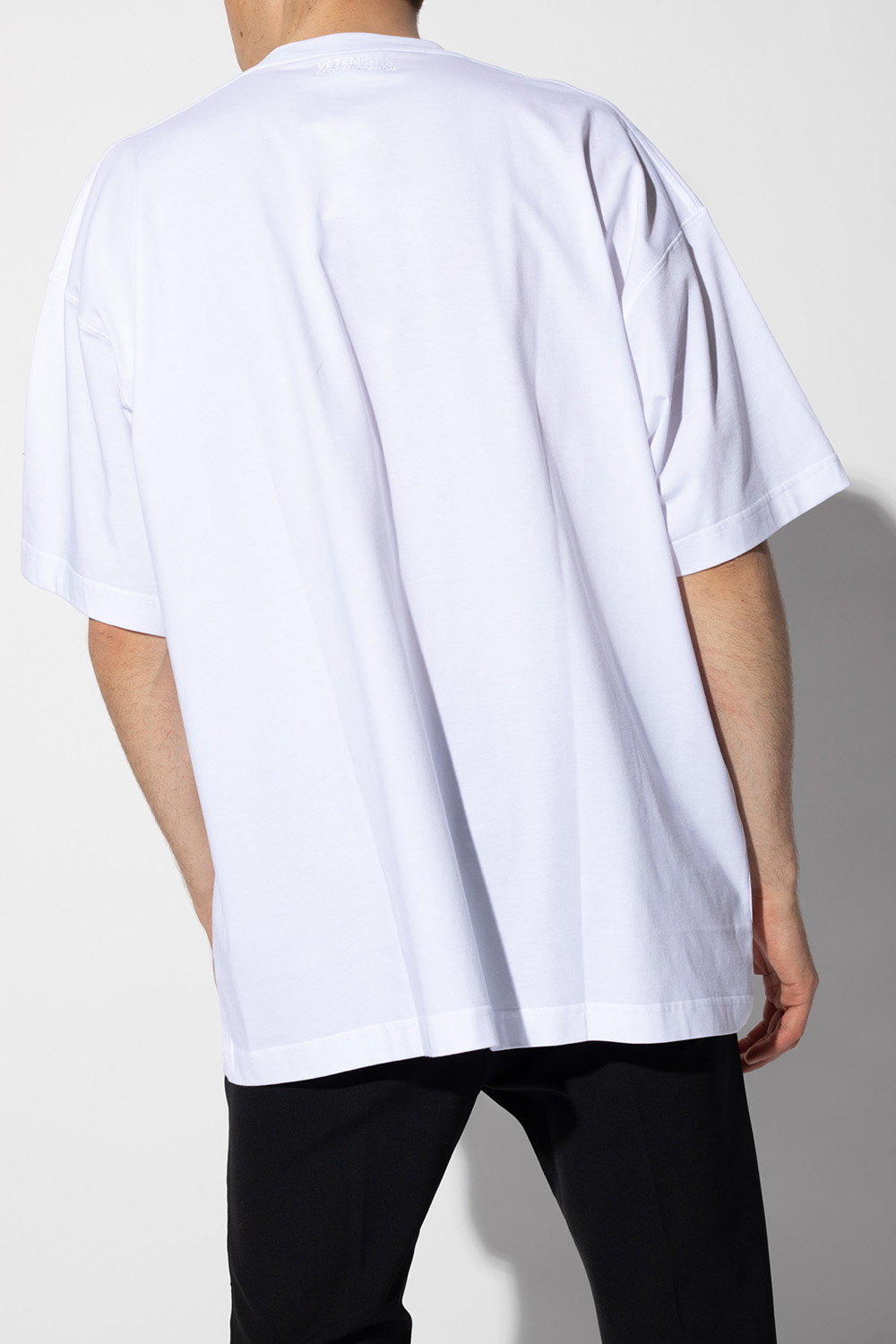 VETEMENTS Textured Oxford Mock Shirt Jumper